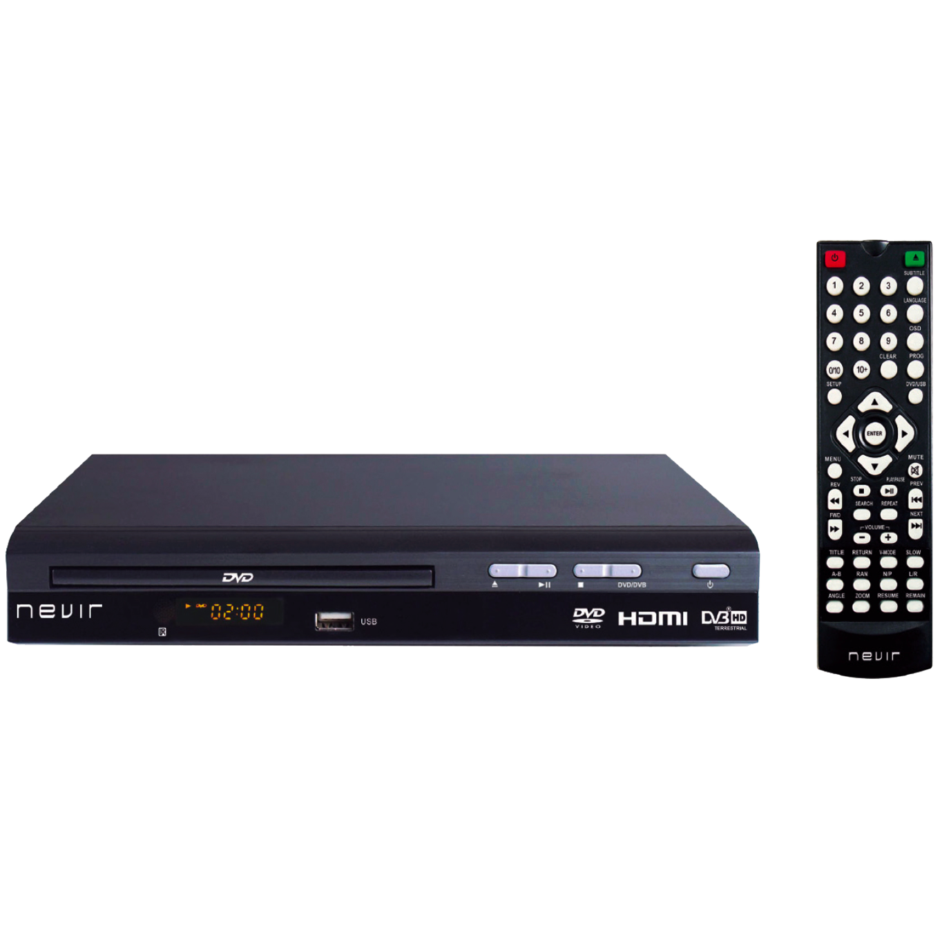 TV LCD con TDT DVD y USB grabador - Nevir