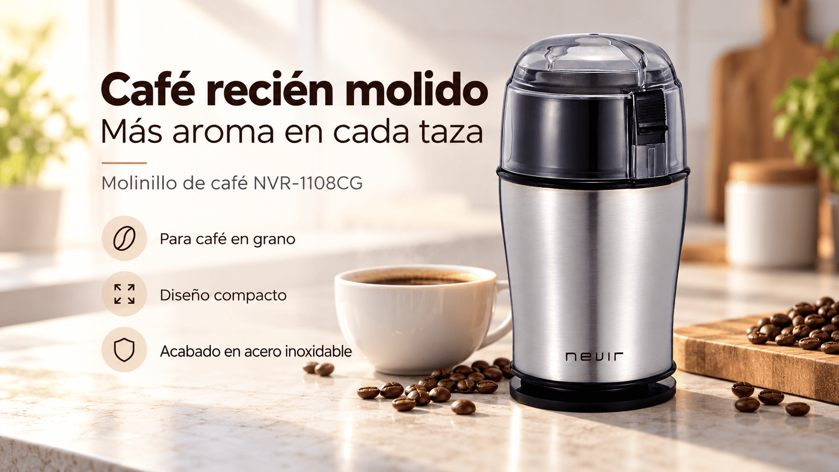 1108CG-Café recién molido en tu cocina
